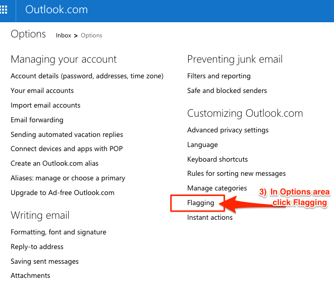 Tips View Flagged Emails In Outlook Vista Office Solutions